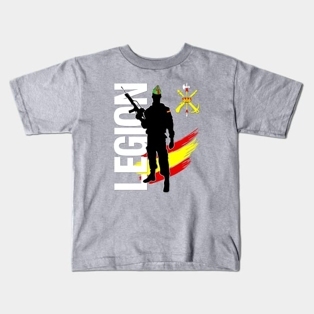 Spanish Legion Kids T-Shirt by parashop